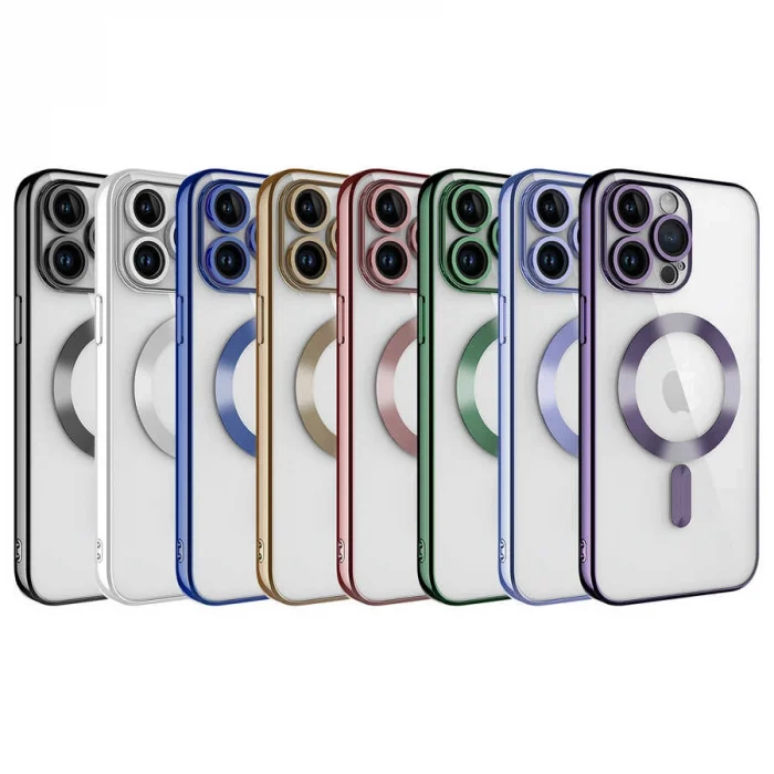 iPhone 14 Pro Kılıf Kamera Korumalı M-safe Wireless Şarj Özellikli Kapak