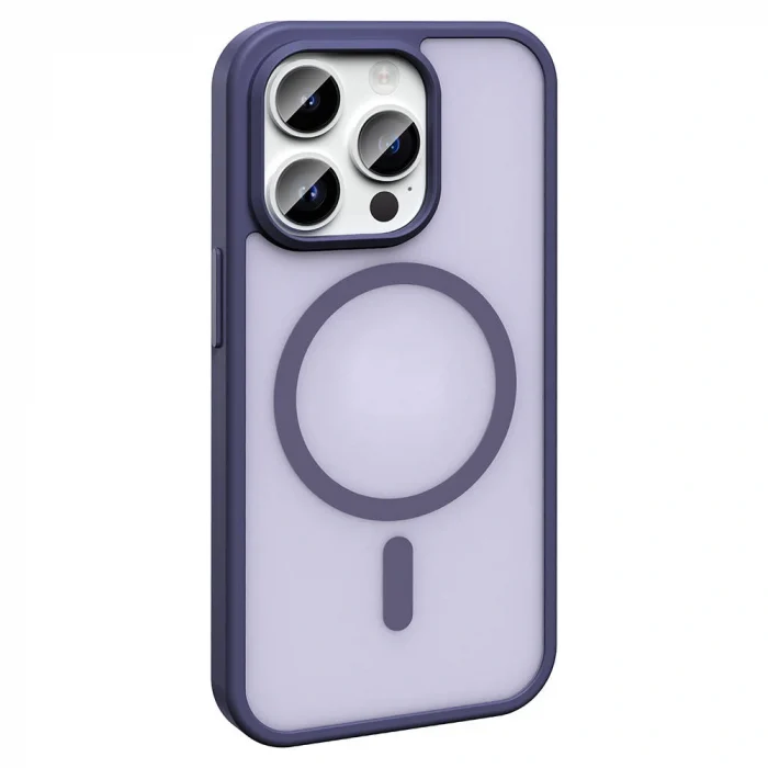 iPhone 14 Pro Kılıf M-safe Şarj Özellikli Mat Arka Yüzey Sio Kapak