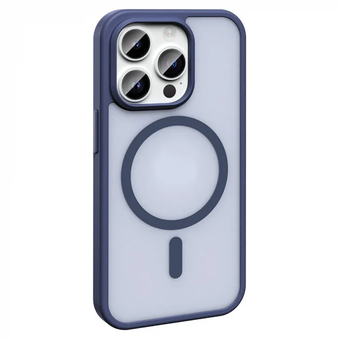 iPhone 14 Pro Kılıf M-safe Şarj Özellikli Mat Arka Yüzey Sio Kapak