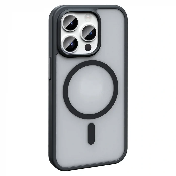 iPhone 14 Pro Kılıf M-safe Şarj Özellikli Mat Arka Yüzey Sio Kapak