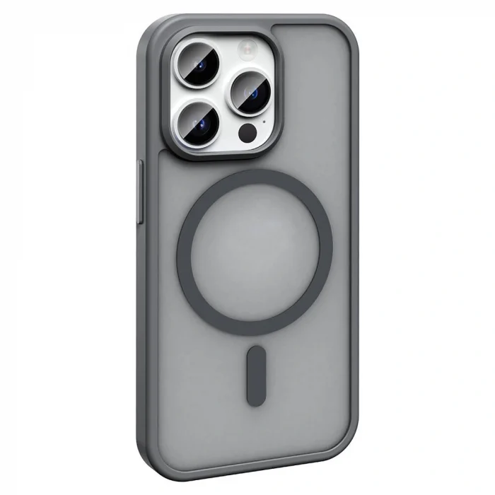 iPhone 14 Pro Kılıf M-safe Şarj Özellikli Mat Arka Yüzey Sio Kapak