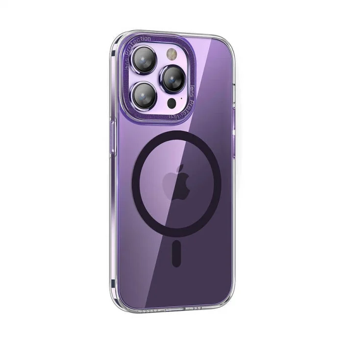 iPhone 14 Pro Kılıf M-safe Şarj Özellikli Sert PC  Fuya Kapak