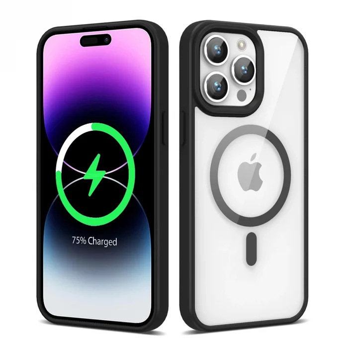 iPhone 14 Pro Kılıf M-safe Wireless Şarj Özellikli Silikon  Ege Kapak