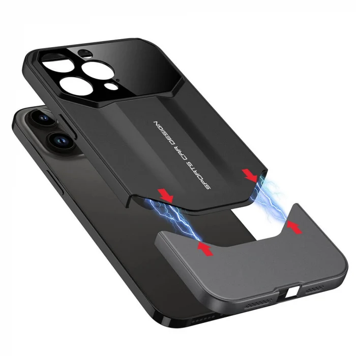iPhone 14 Pro Max Kılıf Çift Parçalı Ays Pro İkili Kapak