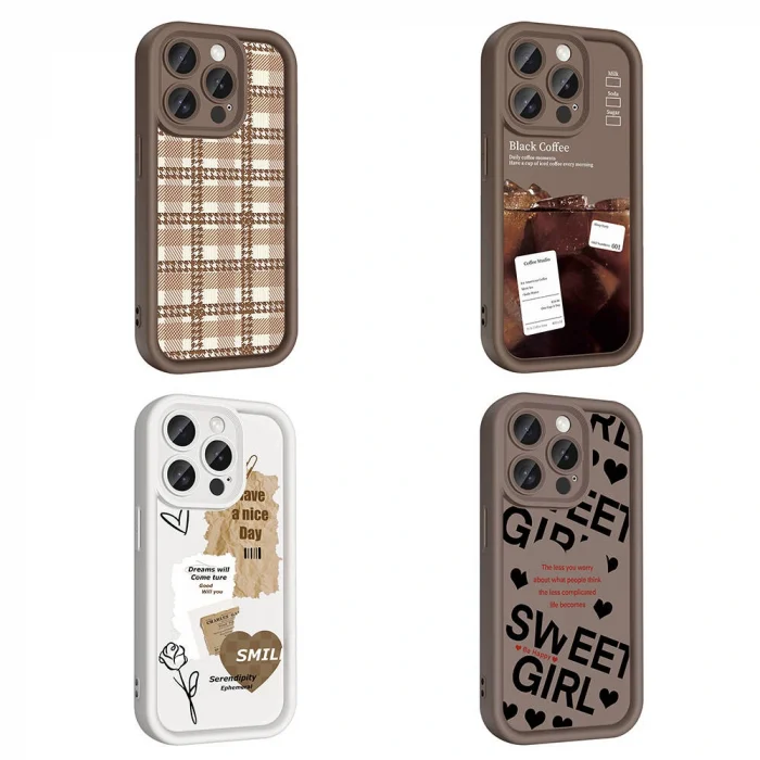 iPhone 14 Pro Max Kılıf Kamera Korumalı Baskılı Arka Yüzey Klas Kapak