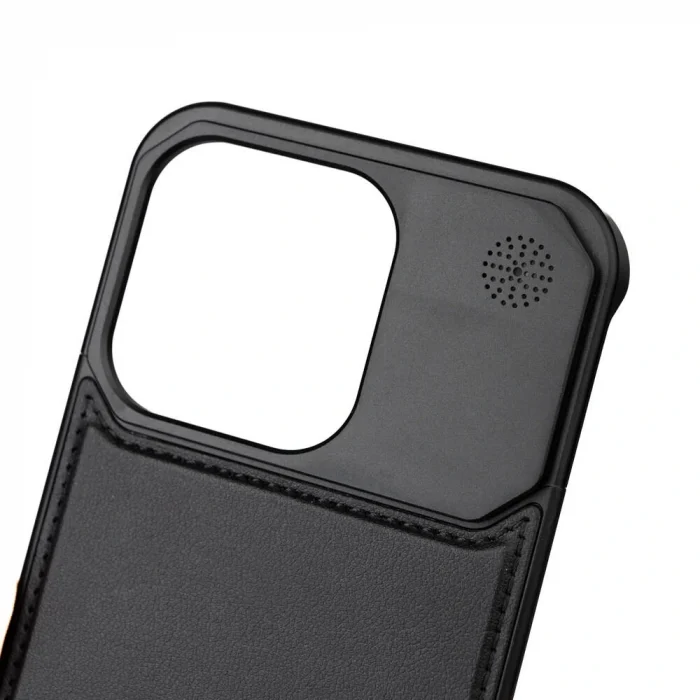 iPhone 14 Pro Max Kılıf M-safe Şarj Özellikli Mekanizmalı Koku Hazneli Mostar Kapak