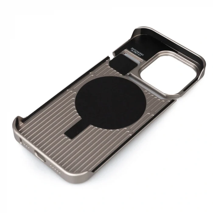 iPhone 14 Pro Max Kılıf M-safe Şarj Özellikli Mekanizmalı Koku Hazneli Mostar Kapak