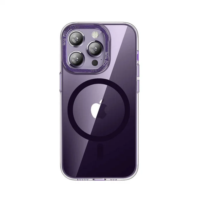 iPhone 14 Pro Max Kılıf M-safe Şarj Özellikli Sert PC  Fuya Kapak