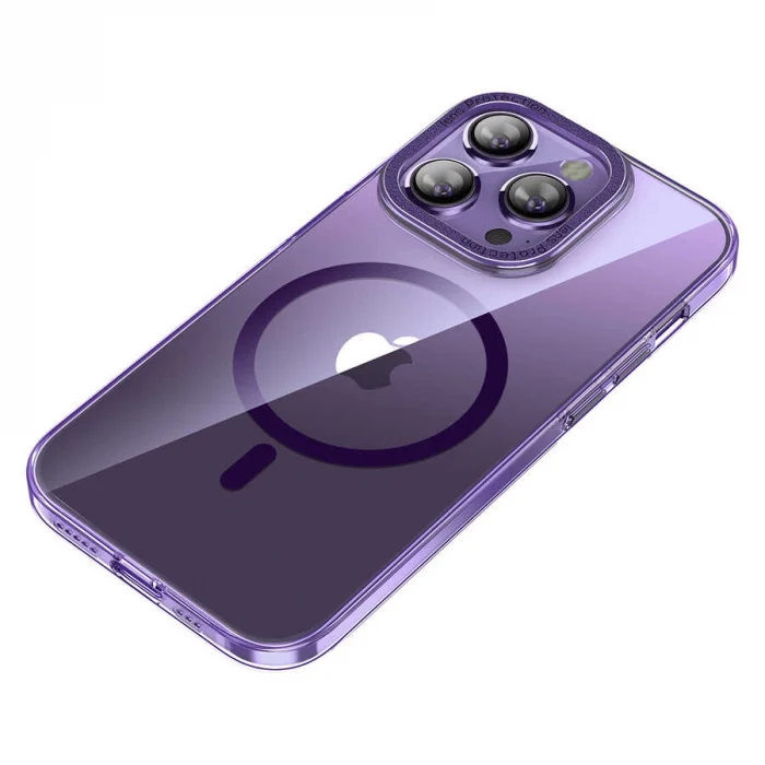 iPhone 14 Pro Max Kılıf M-safe Şarj Özellikli Sert PC  Fuya Kapak