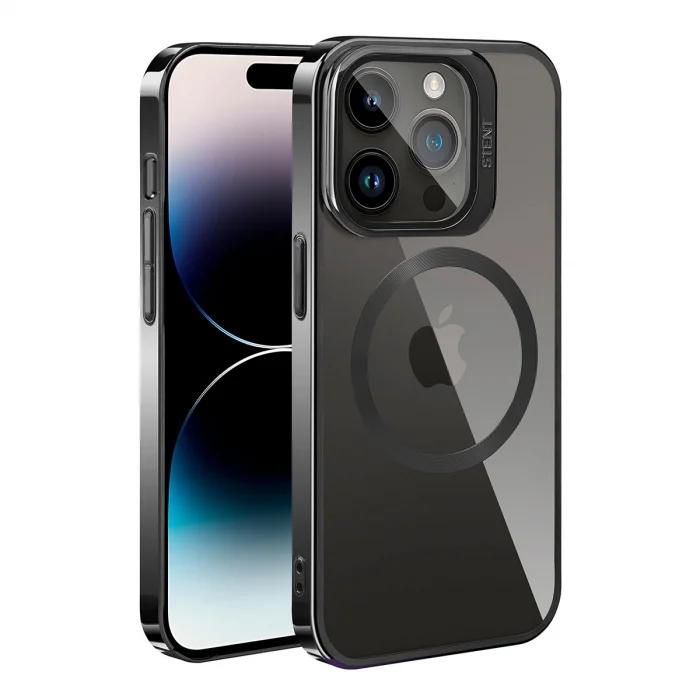 iPhone 14 Pro Max Kılıf M-safe Şarj Özellikli Standlı Klon Kapak