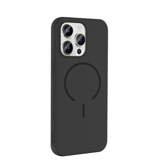 Apple iPhone 14 Pro Max Kılıf M-safe Şarj Özellikli Zore Meta Kapak