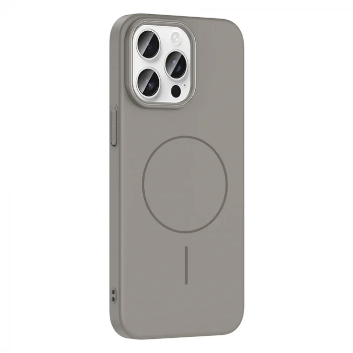 iPhone 14 Pro Max Kılıf M-safe Şarj Özellikli Ruby Sert Kapak