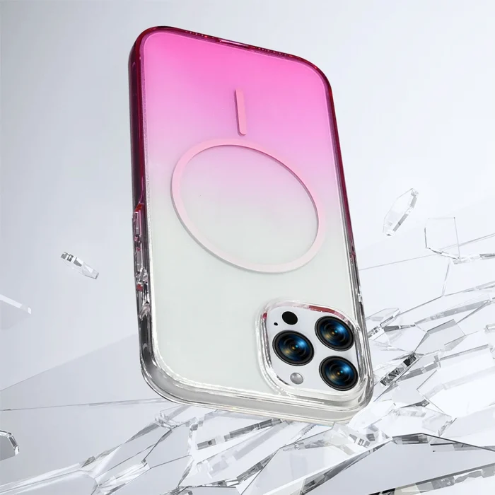 iPhone 14 Pro Max Kılıf M-Safe Şarj Özellikli Septik Silikon Kapak