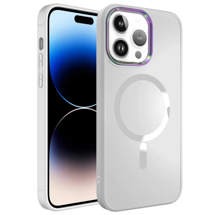 iPhone 14 Pro Max Kılıf M-safe Wireless Şarj Özellikli Stil Kapak