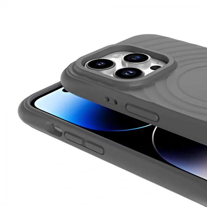 iPhone 14 Pro Max M-safe Şarj Özellikli Airbagli Mat Görünümlü Hepi Kapak