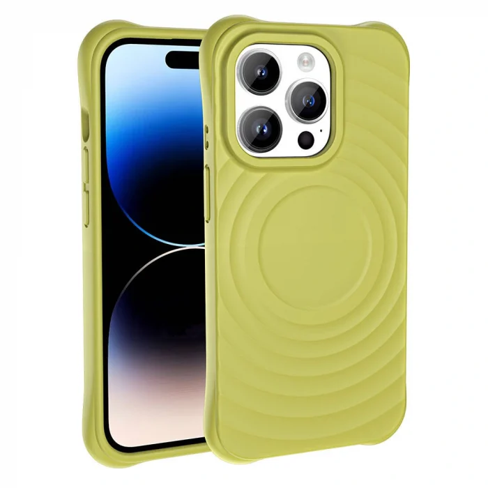 iPhone 14 Pro Max M-safe Şarj Özellikli Airbagli Mat Görünümlü Hepi Kapak