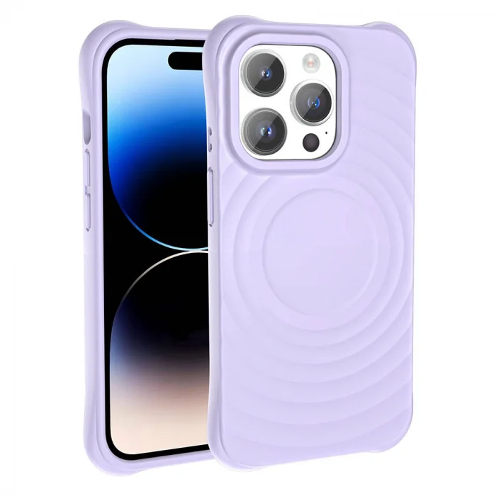 iPhone 14 Pro Max M-safe Şarj Özellikli Airbagli Mat Görünümlü Hepi Kapak