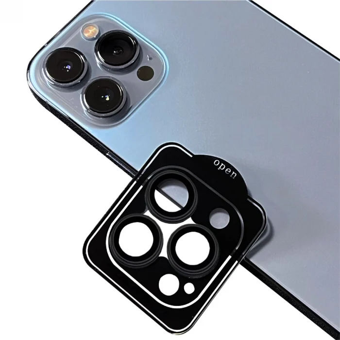 iPhone 14 Pro Max Safir Parmak İzi Bırakmayan Anti-Reflective Kamera Lens Koruyucu