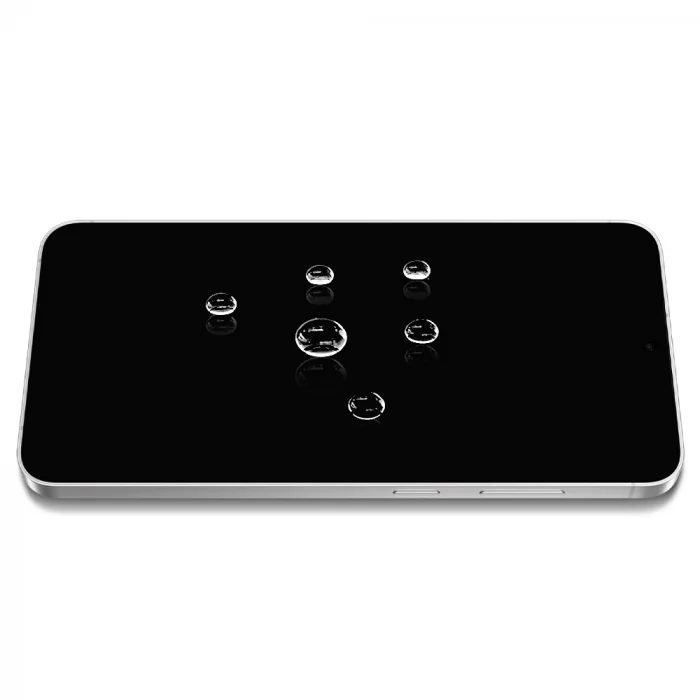 iPhone 14 3D Oliv HD Temperli Cam Ekran Koruyucu + Kolay Uygulama Aparatı