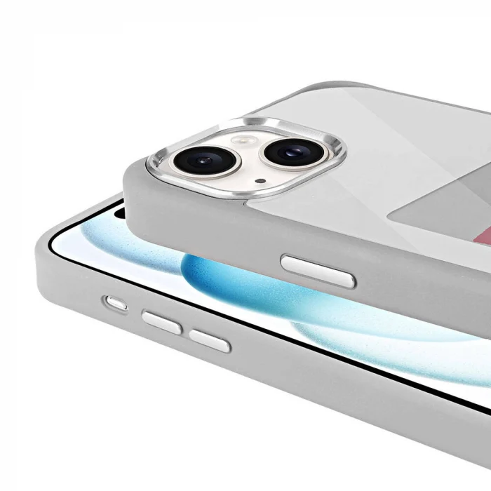 iPhone 15 Kılıf Ekranı Yansıtan Akıllı NFC Kapak