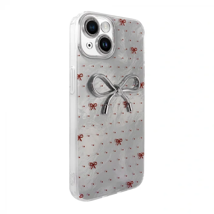 iPhone 15 Kılıf Kamera Korumalı Figürlü Ponti Silikon Kapak