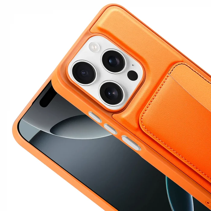 iPhone 15 Kılıf Kartlıklı X-Kart Silikon Kapak
