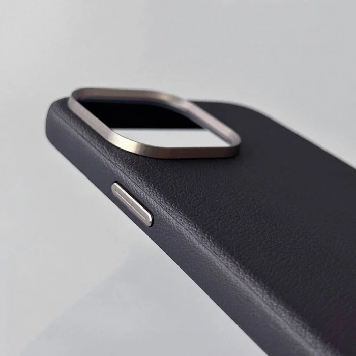 iPhone 15 Kılıf M-safe Şarj Özellikli PU Deri Adora Kapak