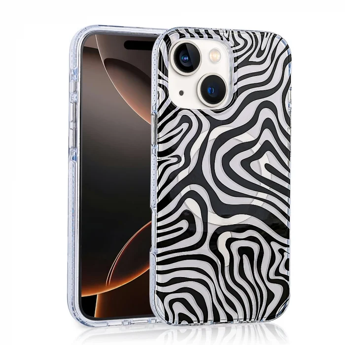 iPhone 15 Kılıf M-safe Şarj Özellikli Jago Kapak