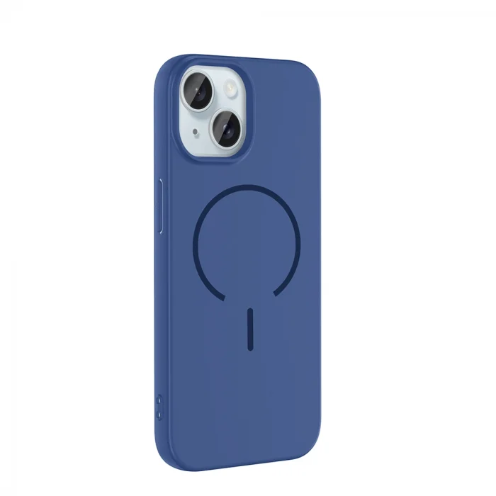 iPhone 15 Kılıf M-safe Şarj Özellikli Meta Kapak