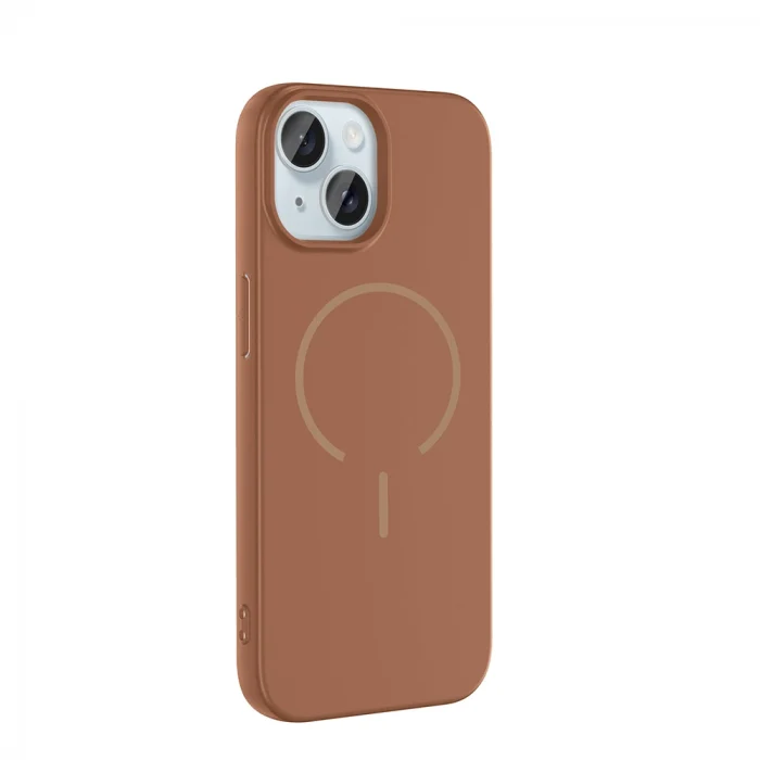 iPhone 15 Kılıf M-safe Şarj Özellikli Meta Kapak