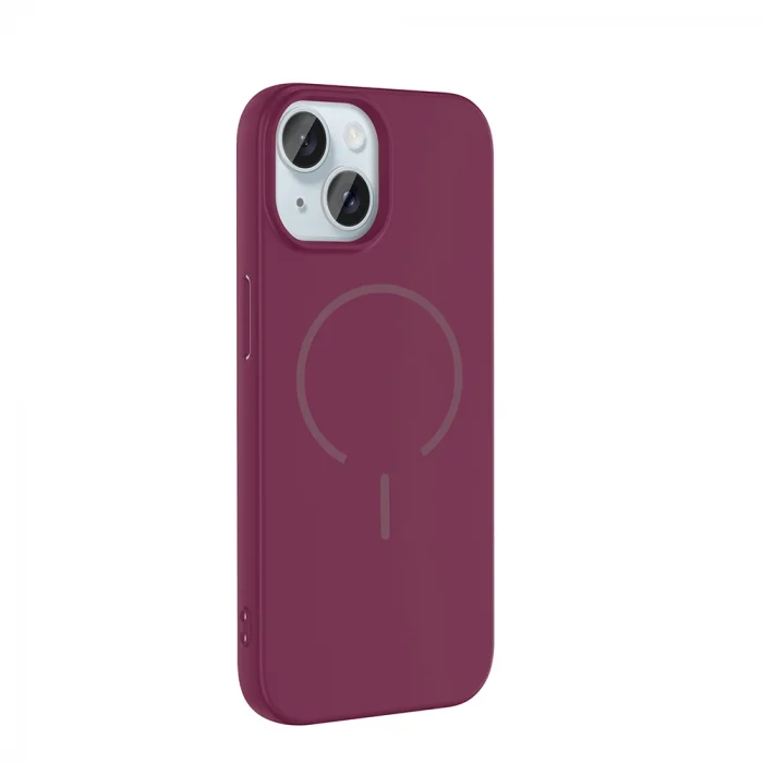 iPhone 15 Kılıf M-safe Şarj Özellikli Meta Kapak