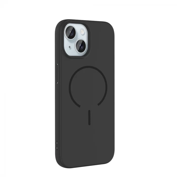 iPhone 15 Kılıf M-safe Şarj Özellikli Meta Kapak