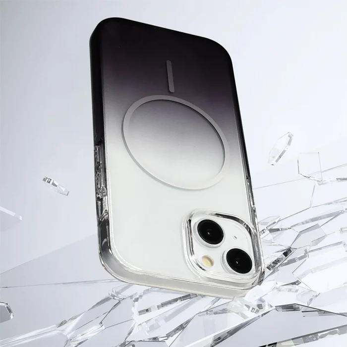 iPhone 15 Kılıf M-Safe Şarj Özellikli Septik Silikon Kapak