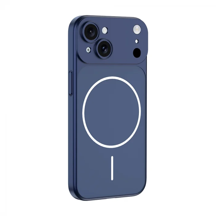 iPhone 15 Kılıf M-Safe Şarj Özellikli Kamera Korumalı Spark Kapak