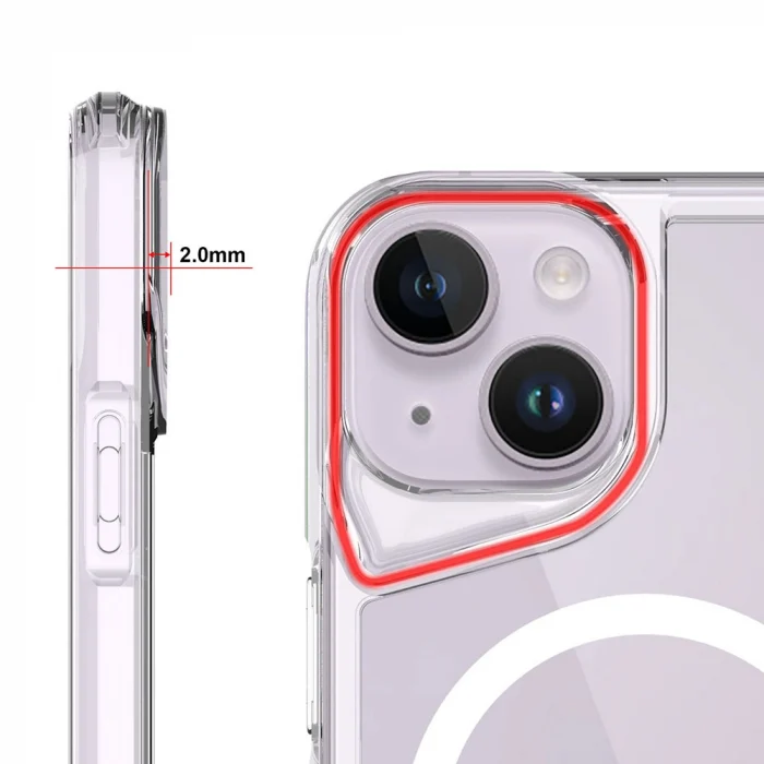 Apple iPhone 15 Plus Kılıf Zore M-safe Şarj Özellikli T-Max M-safe Kapak