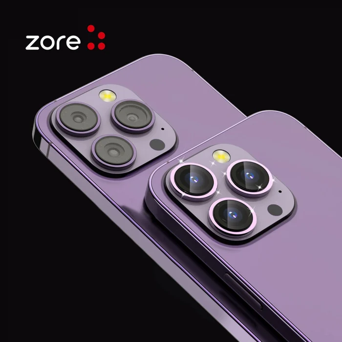 iPhone 15 Plus CL-12 Premium Safir Parmak İzi Bırakmayan Anti-Reflective Kamera Lens Koruyucu