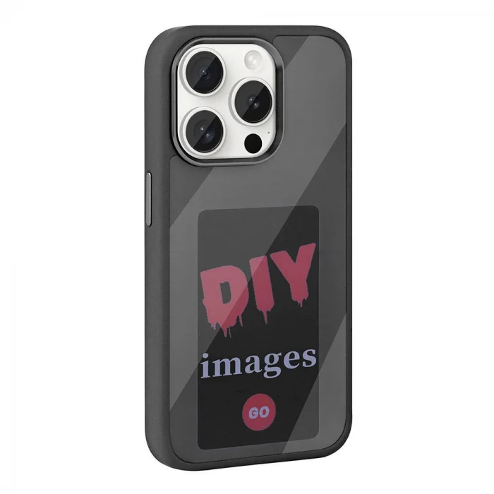 iPhone 15 Pro Kılıf Ekranı Yansıtan Akıllı NFC Kapak