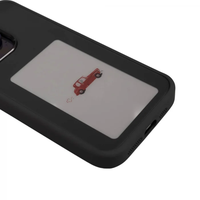 iPhone 15 Pro Kılıf Ekranı Yansıtan Akıllı NFC Kapak