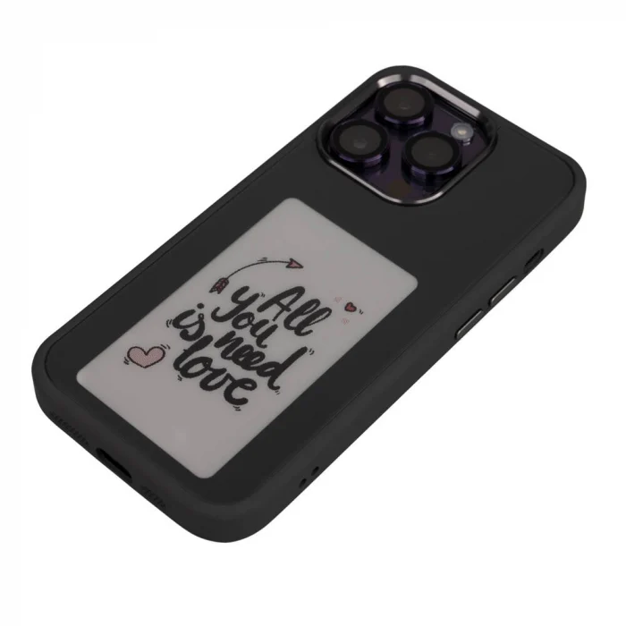 iPhone 15 Pro Kılıf Ekranı Yansıtan Akıllı NFC Kapak