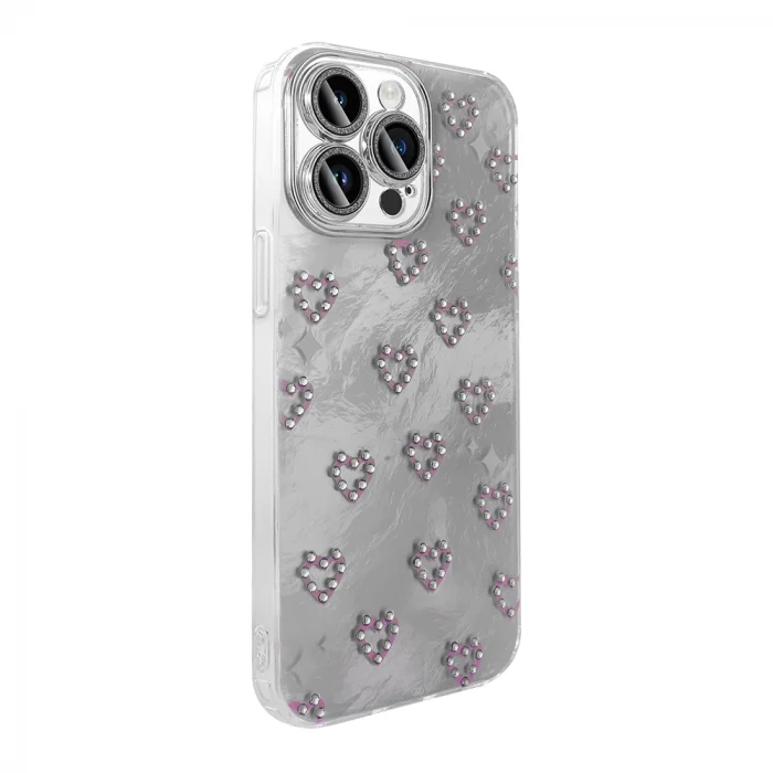 iPhone 15 Pro Kılıf Kamera Korumalı Figürlü Ponti Silikon Kapak