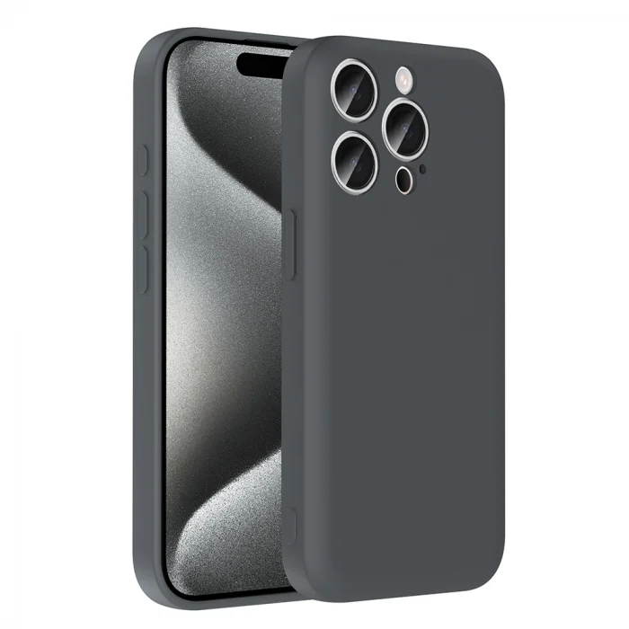 iPhone 15 Pro Kılıf Kamera Korumalı Kartlık Hazneli Vitra Kapak