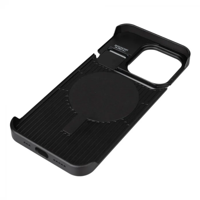 iPhone 15 Pro Kılıf M-safe Şarj Özellikli Mekanizmalı Koku Hazneli Mostar Kapak