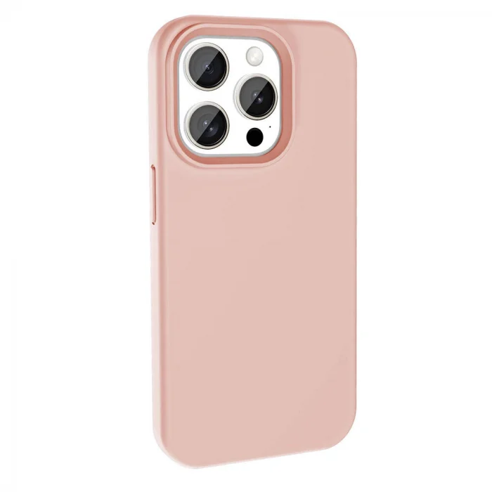 iPhone 15 Pro Kılıf M-safe Şarj Özellikli Sıvı Teknolojili Silinebilir Sert Kivi Kapak