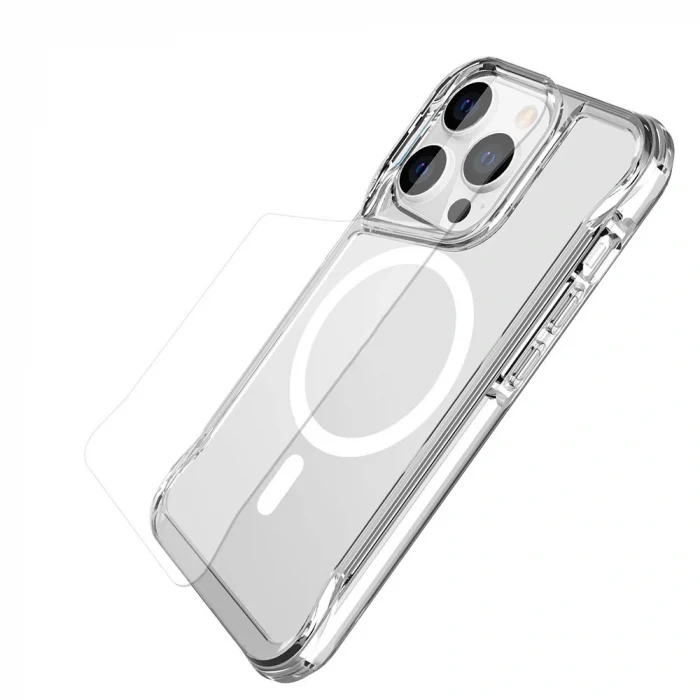 iPhone 15 Pro Kılıf M-safe Şarj Özellikli T-Max M-safe Kapak