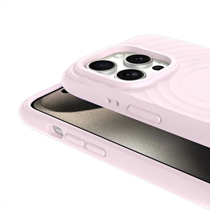 iPhone 15 Pro M-safe Şarj Özellikli Airbagli Mat Görünümlü Hepi Kapak