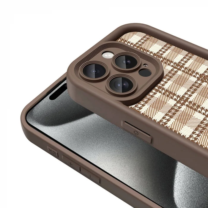 iPhone 15 Pro Max Kılıf Kamera Korumalı Baskılı Arka Yüzey Klas Kapak