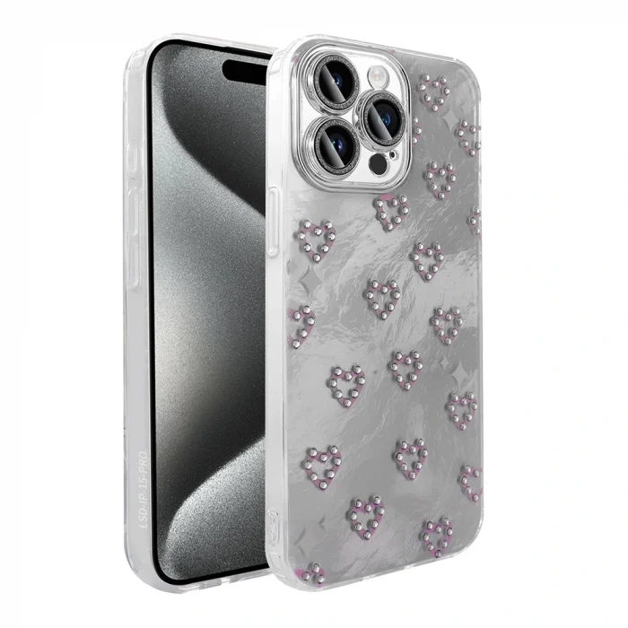 iPhone 15 Pro Max Kılıf Kamera Korumalı Figürlü Ponti Silikon Kapak