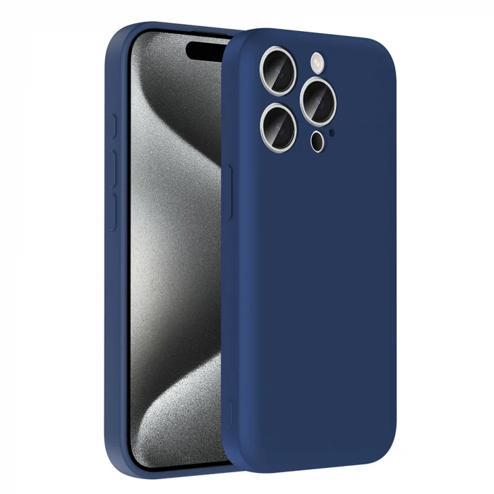 iPhone 15 Pro Max Kılıf Kamera Korumalı Kartlık Hazneli Vitra Kapak