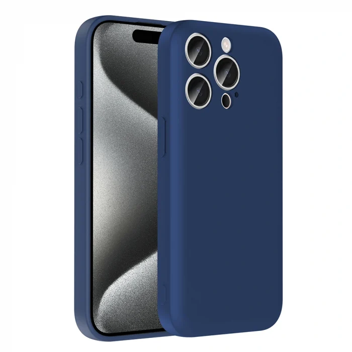 iPhone 15 Pro Max Kılıf Kamera Korumalı Kartlık Hazneli Vitra Kapak