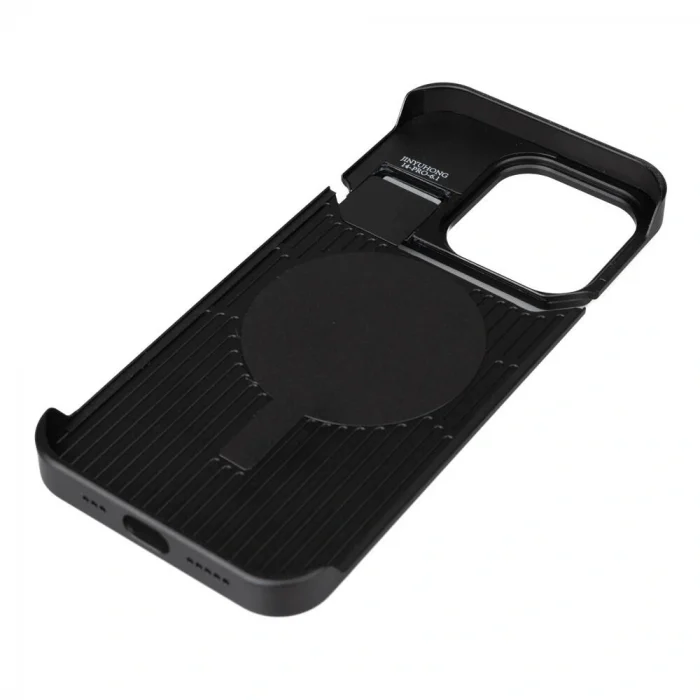 iPhone 15 Pro Max Kılıf M-safe Şarj Özellikli Mekanizmalı Koku Hazneli Mostar Kapak